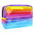 Portable Makeup Bag with Zipper Travel Toiletry Bag for Women Handy Storage Cosmetic Pouch Watercolor Striped Portable Makeup Bag with Zipper Travel Toiletry Bag for Women Handy Storage Cosmetic Pouch Watercolor Striped