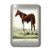 3dRose lsp_38914_1 Beautiful Brown Race Horse in Field Single Toggle Switch