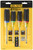 Dewalt DWHT66416 Vinyl Grip Screwdriver Set with Square Drive, 4 Piece