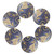 SHOWERORO 6pcs Round Insulated Coaster Home Marble Coasters Natural Cork Coasters Marble Drink Coasters Beer Coaster Desenli Glass Coasters for Drinks Round Cup Mat Ceramics Coffee Stoneware