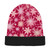 Snowflakes Winter Red Christmas Beanie Hat for Men Women Beanie Winter Hat Knit Hats Winter Knit Hat Cap for Winter