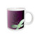 3dRose Serenity Prayer Butterfly Purple Art Ceramic Mug, 15-Ounce