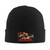 Rick Rapper Ross Singer Beanie Hat Fashion Warm Knit Hat Stretchable Cuffed Headgear for Cold Weather Black