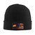 Rick Rapper Ross Singer Beanie Hat Fashion Warm Knit Hat Stretchable Cuffed Headgear for Cold Weather Black