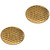Zerodeko 2pcs Ceramic Gold Plated Soap Dish Bar Soap Holder for Shower Sponge Brush Holder Soap Case Holder Bathroom Soap Dishes Soap Container Soap Dish Holder Desktop Ceramics