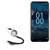 BoxWave Cable Compatible with Nokia G100 - AllCharge miniSync, Retractable, Portable USB Cable - Jet Black