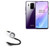 BoxWave Cable Compatible with Oukitel C18 Pro (Cable by BoxWave) - AllCharge miniSync, Retractable, Portable USB Cable for Oukitel C18 Pro - Jet Black