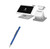 BoxWave Stylus Pen Compatible with Clover Station Pro (14 in) - FineTouch Capacitive Stylus, Super Precise Stylus Pen for Clover Station Pro (14 in) - Lunar Blue