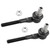 MYSMOT ES800269 Front Outer Tie Rod Ends for Audi A4 Quattro 2005-2009 Audi A6 Quattro 2002-2011 Allroad Quattro 2002-2005 RS4 2007-2008 RS6 2003-2004 S4 2000-2009 S6 2002-2011