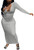 Prekeewil Bodycon Long Sleeve Dress for Women Sexy Scoop Neck Solid Color Ribbed Knitted Party Club Long Maxi Dress Prekeewil Bodycon Long Sleeve Dress for Women Sexy Scoop Neck Solid Color Ribbed Knitted Party Club Long Maxi Dress