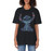 Disney Lilo & Stitch Distressed Stitch Portrait Adult Oversized Vintage T-Shirt