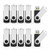 Aiibe 10pcs 16GB USB 2.0 Flash Drives Bulk 10 Pack Swivel USB Memory Stick 16 GB Thumb Drives Zip Drive Jump Drive with LED Indicator (16G, 10 Pack, Black)