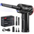 Compressed Air -91000RPM 3 Gear-Air Duster- Keyboard Cleaner -Electric Air Duster-Cordless Air Duster for Office Computer Car Cleaning Kit-Replace Air Can-Air Blower-Rechargeable PC Air Dusters