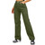 Cargo Pants Women Baggy, Cargo Pants Women, Womens Cargo Pants with Pockets, Parachute Pants Cargo Pants y2k High Waisted Wide Leg Pants for Women Cargo Jeans for Women. Army Green