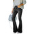 Viatabuna Womens High Waisted Flare Jeans Skinny Wide Leg Bell Bottom Jeans Bootcut Straight Stretch Slim Fit Denim Pants