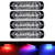 XT AUTO 6LED Car Truck Emergency Beacon Warning Hazard Flash Strobe Light Red/Blue 4-pack