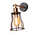 DOITOOL Wire cage Industrial Wall lamp Wire cage Light Wrought Iron Wall lamp Vintage Wall lamp Sconce Iron Wire Bedside lamp