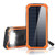 Feekea 15000mAh Solar Charger, Outdoor Portable Charger Fast Solar Phone Charger, Dual USB Solar Power Bank External Backup Battery Pack with Flashlight for Cell Phone iPad Tablet Camera (Orange)