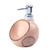 DRESSOOS Lotion soap Dispenser with Sponge soap Dispenser Bathroom Ceramics soap Dispenser foaming soap Dispenser Ceramic Pump Bottle soap Pump Kitchen Ceramic Bottle Dish soap