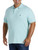 Nautica Men's Classic Fit Short Sleeve Solid Soft Cotton Polo Shirt, Harbor Mist, 5XLT