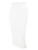 Tapata Women's Office Work Pencil Skirt Stretch High Waist Below Knee Bodycon for Business Casual, White, X-Large