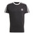 adidas Originals Men's Adicolor Classics 3-Stripes T-Shirt, Black, Large