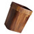 Cabilock Wood Trash Can Wastebasket Simulation Wood Small Garbage Can Waste Basket Recycling Bin Container for Bedroom, Bathroom, Kitchen, Office 14L