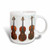 3dRose 3 Ancient Violins Mug, 11-Ounce