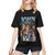 John Music Denver T Shirts Womens Short Sleeve Baseball Shirt Causal Cotton Comfort Crew Neck Graphic 80s 90s Tee Tshirts for Women Youth Teen Girls Summer Tops Black