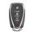 X AUTOHAUX 4 Button Car Keyless Entry Remote Control Replacement Key Fob Proximity Smart Fob HYQ4EA for Chevy Malibu 2016-2021 433MHz 46 Chip