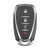 X AUTOHAUX 4 Button Car Keyless Entry Remote Control Replacement Key Fob Proximity Smart Fob HYQ4EA for Chevrolet Equinox 2018-2020 433MHz 46 Chip