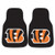 FANMATS NFL Cincinnati Bengals Nylon Face Carpet Car Mat