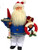 Santa's Workshop 7068 Santa, 15" Tall, Blue