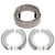 Caltric Front & Rear Brake Shoes Compatible with Suzuki Lt80 Lt-80 Quadrunner 80 1997-2000