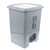 GATHINESS 1Pc Pedal Trash can Office Rubbish bin dustbin for Kitchen Office Waste Recycle Bin Step Trash Can Bathroom Trash can Office Trash cans Waste Basket Garbage Slender Plastic Counter