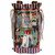 3dRose Image of Fathers Day Tools in Jean Pocket, Mustaches, Nailed,... - Wine Bags (wbg-361374-1)