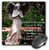 3dRose LLC 8 x 8 x 0.25 Inches Mouse Pad, an Angel and The Serenity Prayer Together (mp_63370_1)