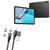BoxWave Cable Compatible with Huawei MatePad 11 (2023) - MagnetoSnap PD AllCharge Cable (100W), Magnet PD 100W Charging Cable USB Type-C Micro USB - Jet Black