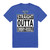 Embry-Riddle Aeronautical University Basketball Tee T-Shirt - Royal, Large