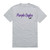 Niagara University Purple Eagles Script Tee T-Shirt - Heather Grey, Large