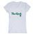 Slippery Rock University of Pennsylvania Script Womens Tee T-Shirt - White, Small