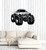 Monster Truck Vinyl Wall Decal Car Son Room Decor Garage Art Stickers Mural Large Decor (ig5330)