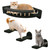 kathson Cat Wall Bed, Cat Wall Shelves with 3 Steps Corner Cat Climbing Shelf Perches Set Furniture Plush Covered Cat Hammock Modern Cat Scratching Post for Indoor (Black)