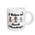 3dRose mug_105557_2 I Believe in Sock Monkeys Ceramic Mug, 15-Ounce