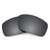 Revant Replacement Lenses Compatible With Costa Fantail, Non-Polarized, Black Chrome MirrorShield