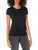 A|X Armani Exchange Women's Pima Cotton Basic Slim Fit Tee, Navy, XL