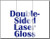 38lb Bond Laser Gloss Tri-fold Brochures - 250 Glossy Brochures