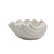 DDR Clam Shell Shaped White Serving Bowl 7 Inches Ceramic