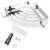 Zerodeko 2pcs Corner Shelf Wall Soap Holders Corner Shower Triangle Storage Shelf Wall Mounted Shelves for Storage Corner Shelves Wall Mounted Metal Shelves Wall-Mounted Rack Shower