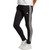 adidas Women's Essentials 3-Stripes French Terry Cuffed Pants, Black/White, Large